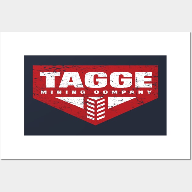 Tagge Mining Company Wall Art by MindsparkCreative